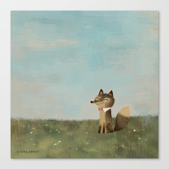 Field Fox Canvas Print