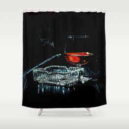 After Hours VIII Shower Curtain
