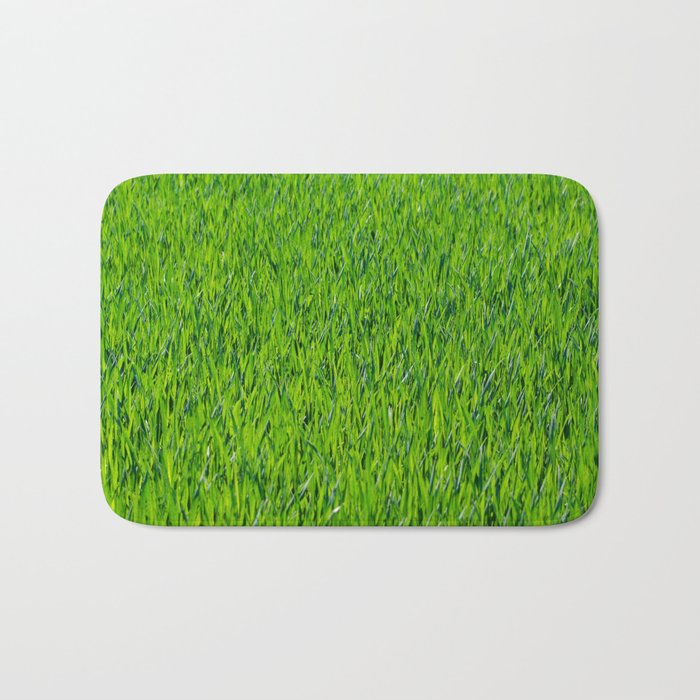 Green Grass Pattern Bath Mat