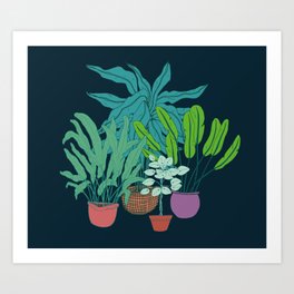 Plants mon amour Art Print