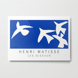 Henri Matisse - Les Oiseaux (The Birds) 1947 Artwork Reproduction Metal Print | Henrimatisseart, Francispicabia, Matissedrawings, Hmatisse, Forkids, Matissecutouts, Matissedance, Matisseartwork, Matissegoldfish, Artwork 