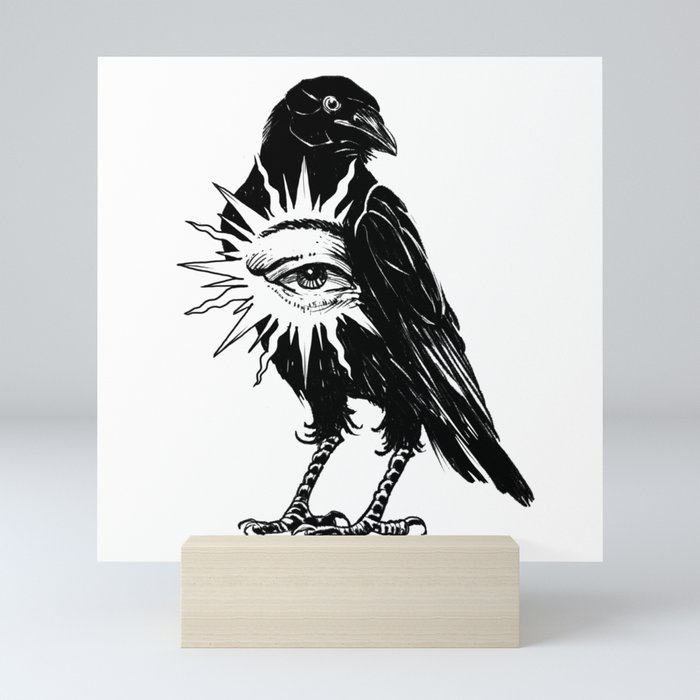Crow Mini Art Print