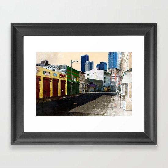 Urban Brutality Framed Art Print