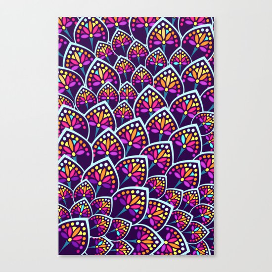 Madeleine Pattern Canvas Print