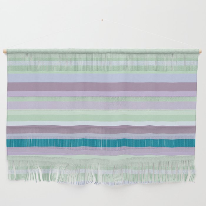 Pastel colors stripes Wall Hanging