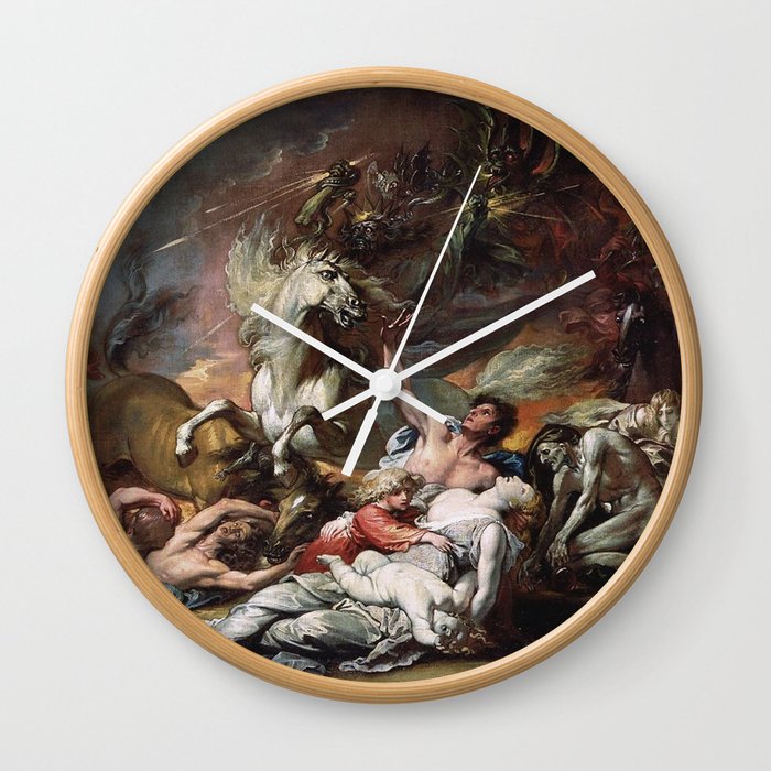  Death on a Pale Horse - Benjamin West Wall Clock