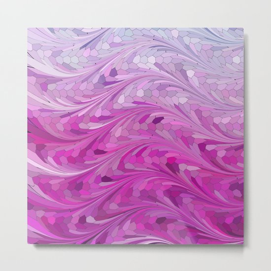 Grape Sea Metal Print