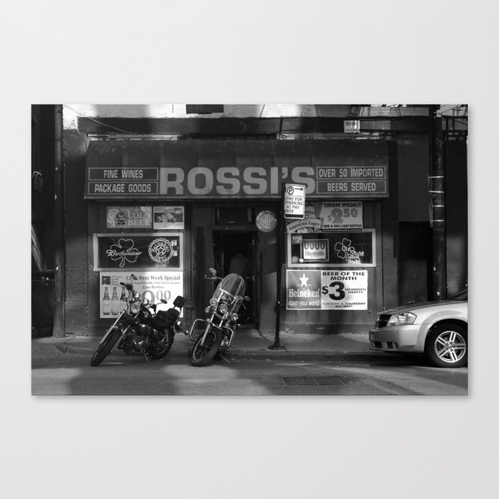 Chicago Storefront 2012 #1 BW Canvas Print