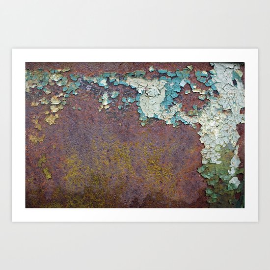 Paint mosaic Art Print