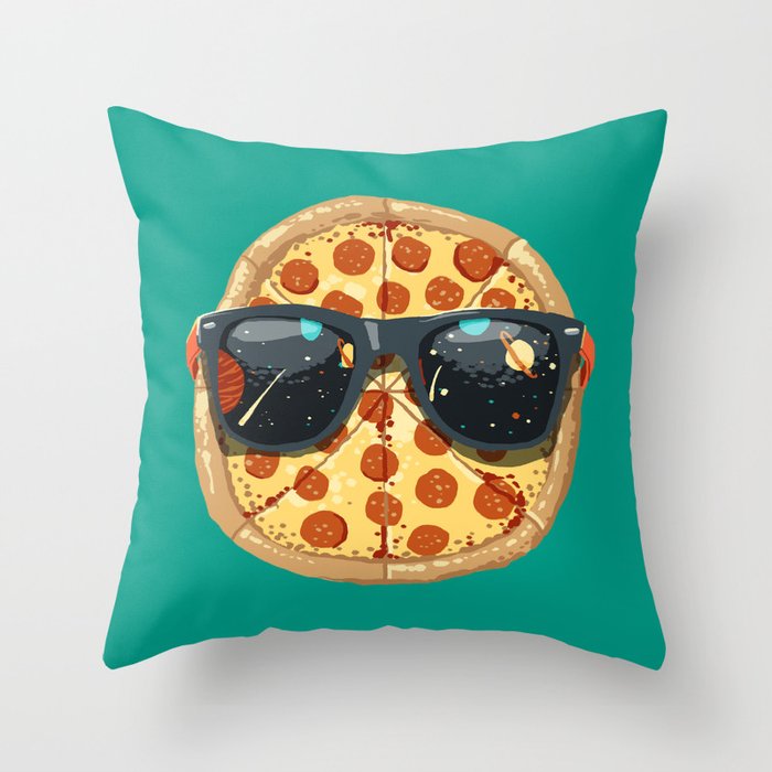 Cool Pizza Throw Pillow