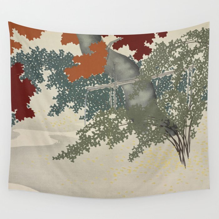 Maple from Momoyogusa Wall Tapestry