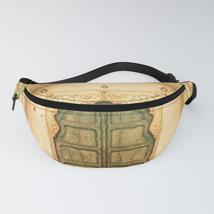 Intricate palace door in India Fanny Pack by Wabi Sabi Wanderlust