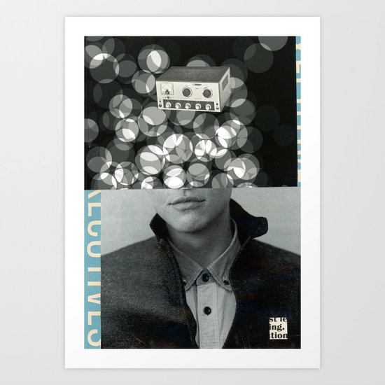 Ham Head Art Print