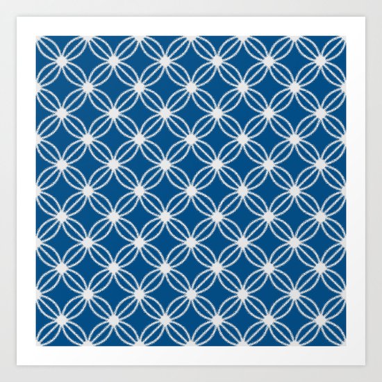Abstract Circle Dots Art Print