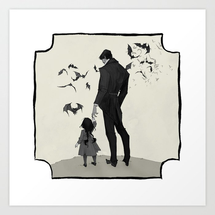 Father Daughter Time Art Print by abigaillarson | Society6