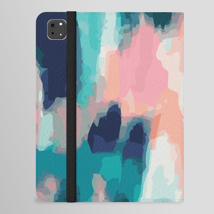 Colorful Tie-Dye Pattern - Abstract Watercolor Inspired Design iPad Folio Case