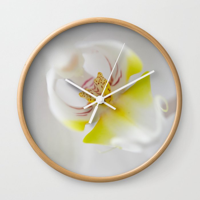 Orchid V Wall Clock