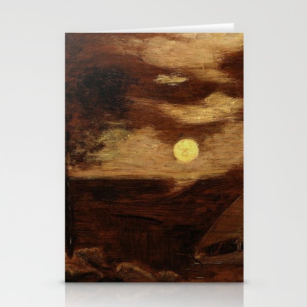 "The Lover's Boat" by Albert Pinkham Ryder (1881) Stationery Cards