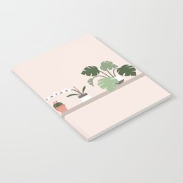 Calming plant shelves Notebook