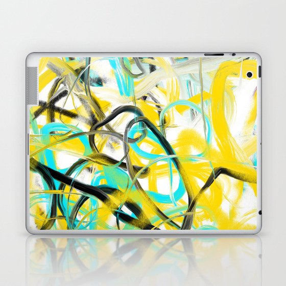 Abstract expressionist Art. Abstract Painting 51. Laptop & iPad Skin