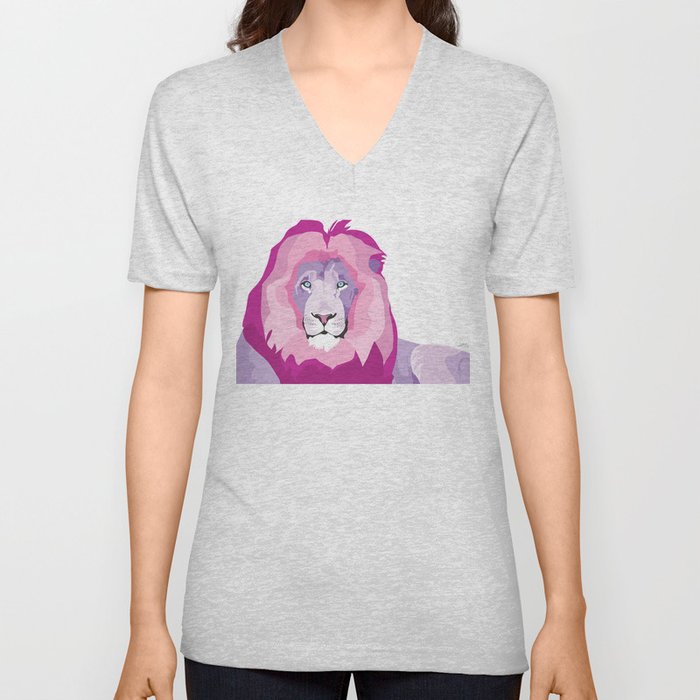 Lion (Atticus) V Neck T Shirt