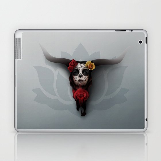 Skull and Roses: Day of the Dead Laptop & iPad Skin