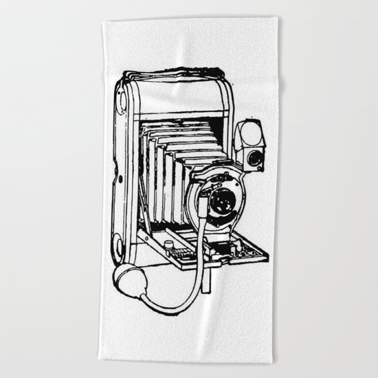 Camera. Beach Towel