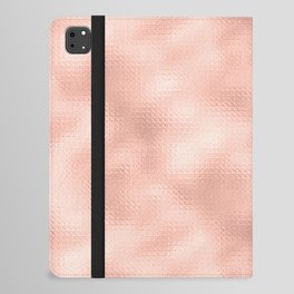 Glam Rose Gold Metallic Texture iPad Folio Case