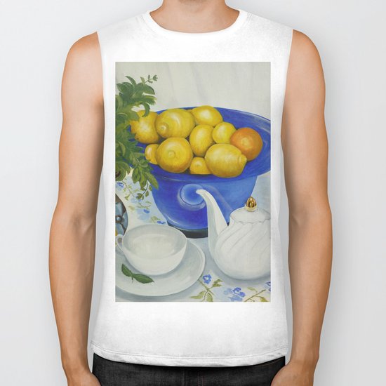 Lemon Tea Biker Tank