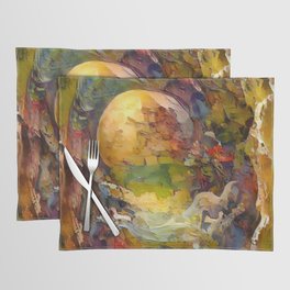 Moon Waves Placemat