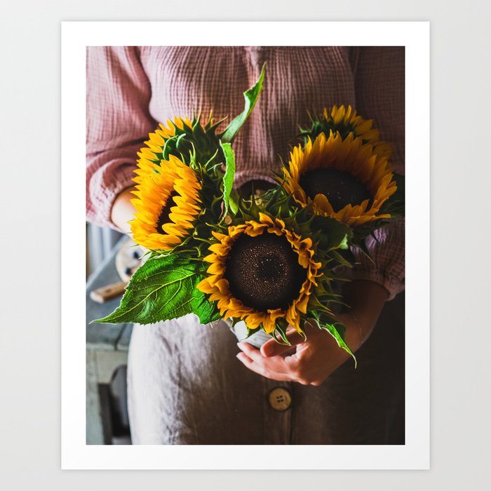 Sunflowers of Hope for Ukraine Art Print
