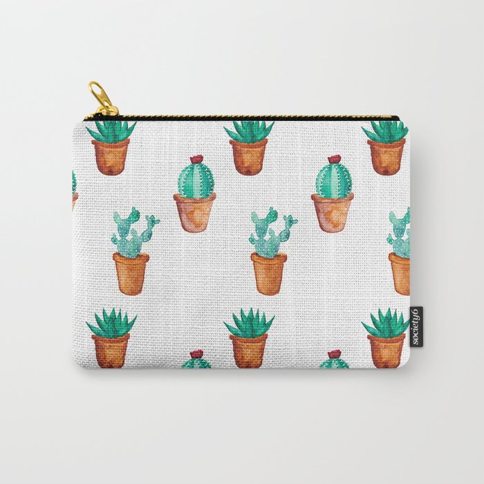 Cactus pattern Carry-All Pouch