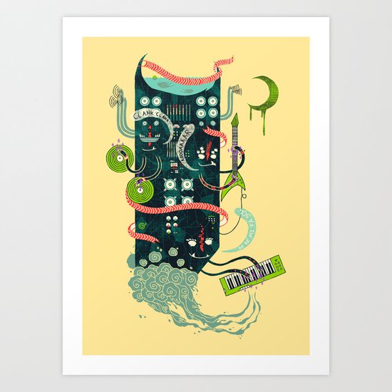 Power Trio Art Print