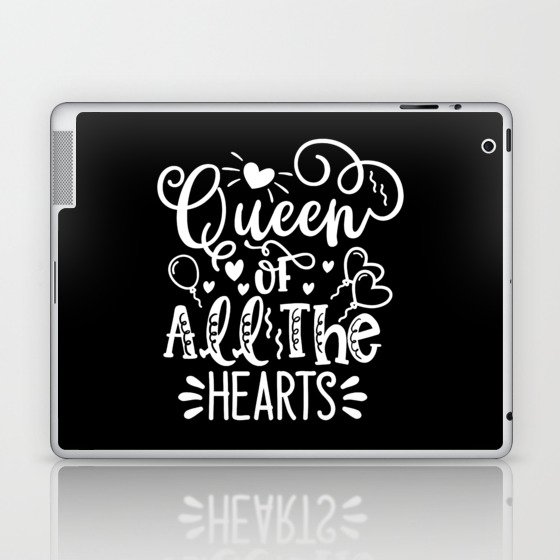 Queen Of All The Hearts Laptop & iPad Skin