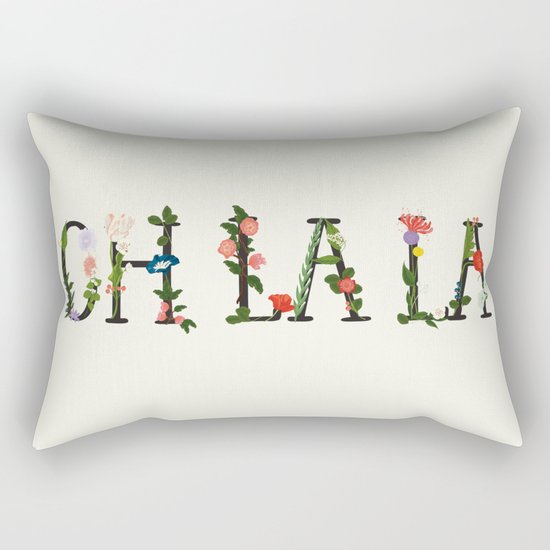 OH LA LA Rectangular Pillow