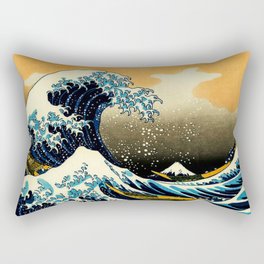 The Great Wave Off Kanagawa Rectangular Pillow