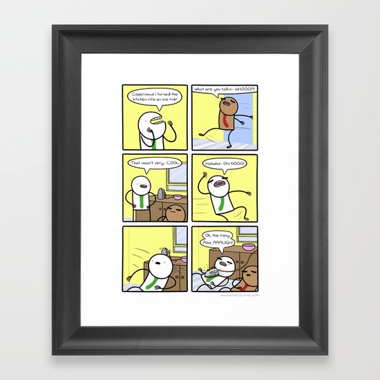 Antics #317 - kitchen nightmares Framed Art Print