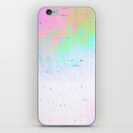 Rainbow paper iPhone Skin