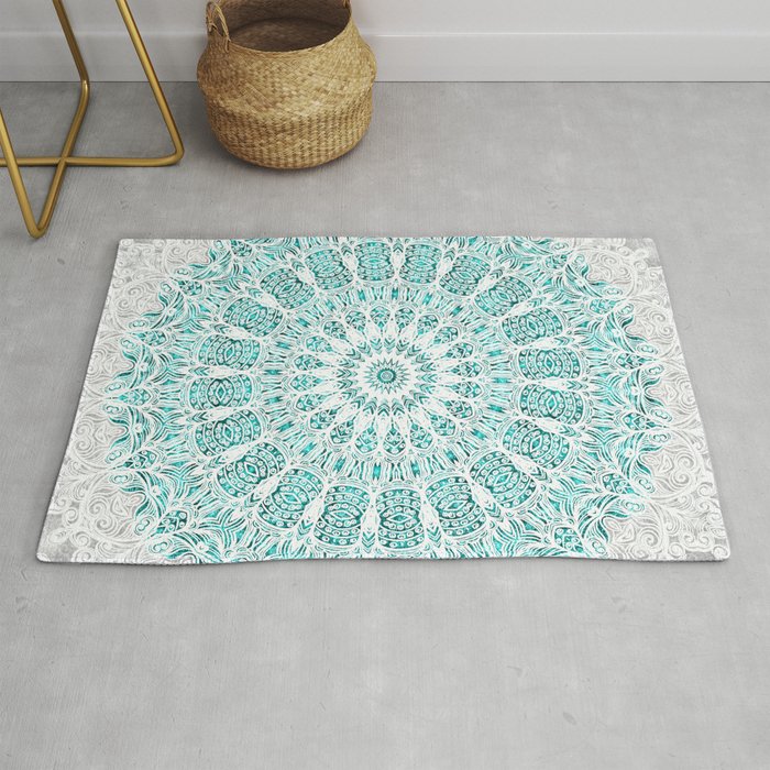 A Glittering Mandala Rug