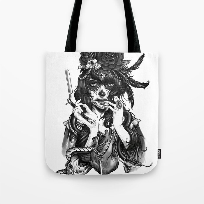 Day of the Death - tattoo design Tote Bag