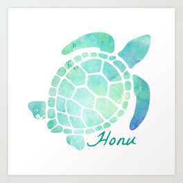 HONU: TURTLE Art Print