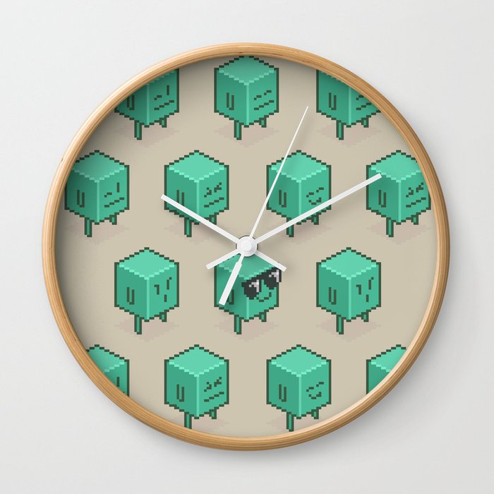 Emoticube Wall Clock
