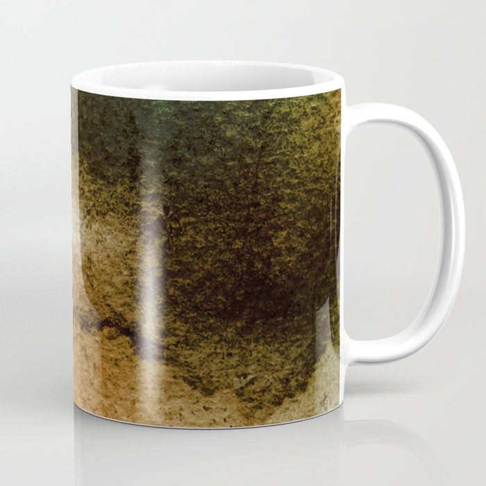 ABSTRACT GOLD TANGERINE AQUARELL Coffee Mug