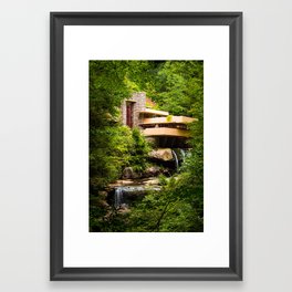 Fallingwater Summer - Horizontal Framed Art Print