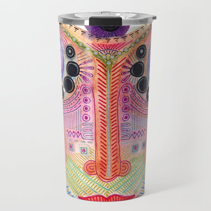 the all seing tranquility mask Travel Mug