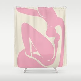 Pink Nude By Henri Matisse HD High Resolution Version Shower Curtain
