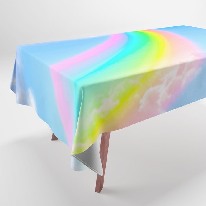 Rainbow path Tablecloth
