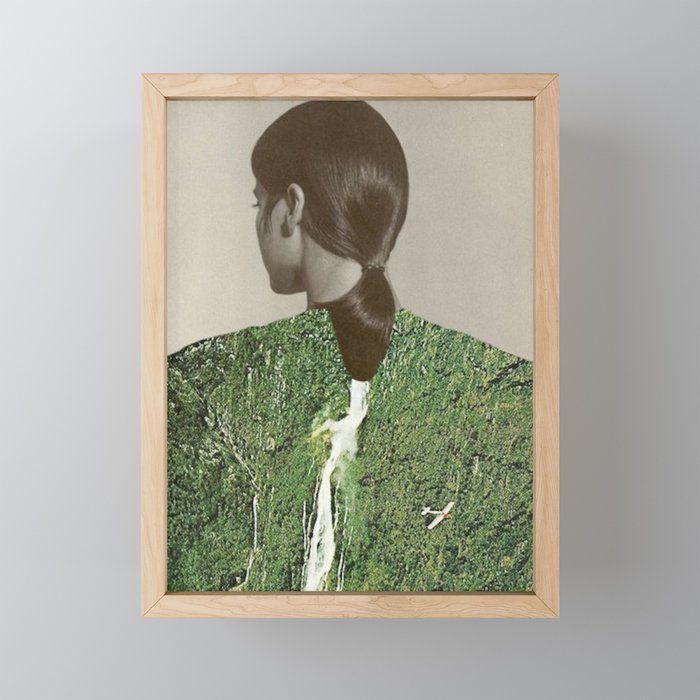 river Framed Mini Art Print