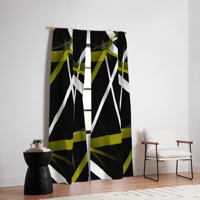 Seamless Olive Green And White Stripes On A Black Background