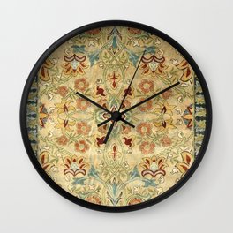 William Morris Antique Redcar Persian Floral Wall Clock